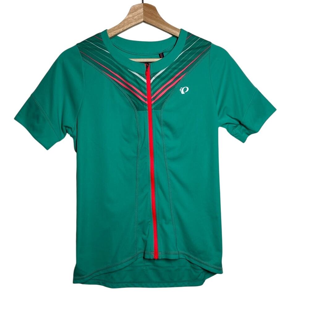 Pearl Izumi Women's Select Pursuit Cycling Jersey Short Sleeve Green Sz L